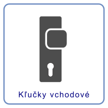 Kľučky na vchodové a bezpečnostné dvere